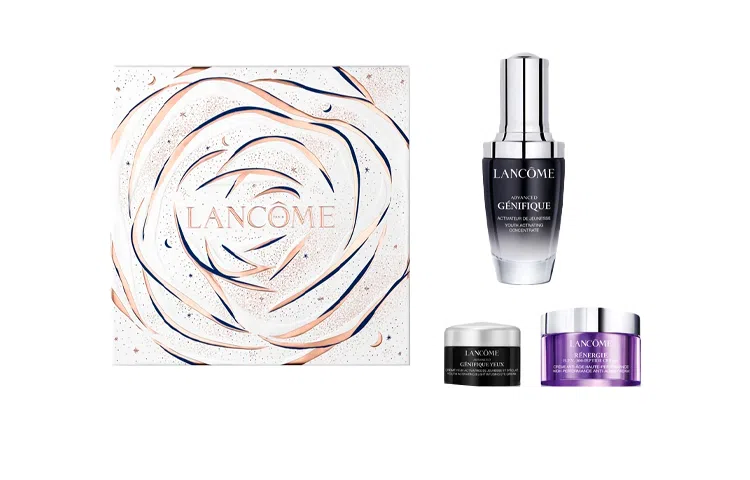 兰蔻 圣诞限定小黑瓶精华护肤礼盒套装 保湿