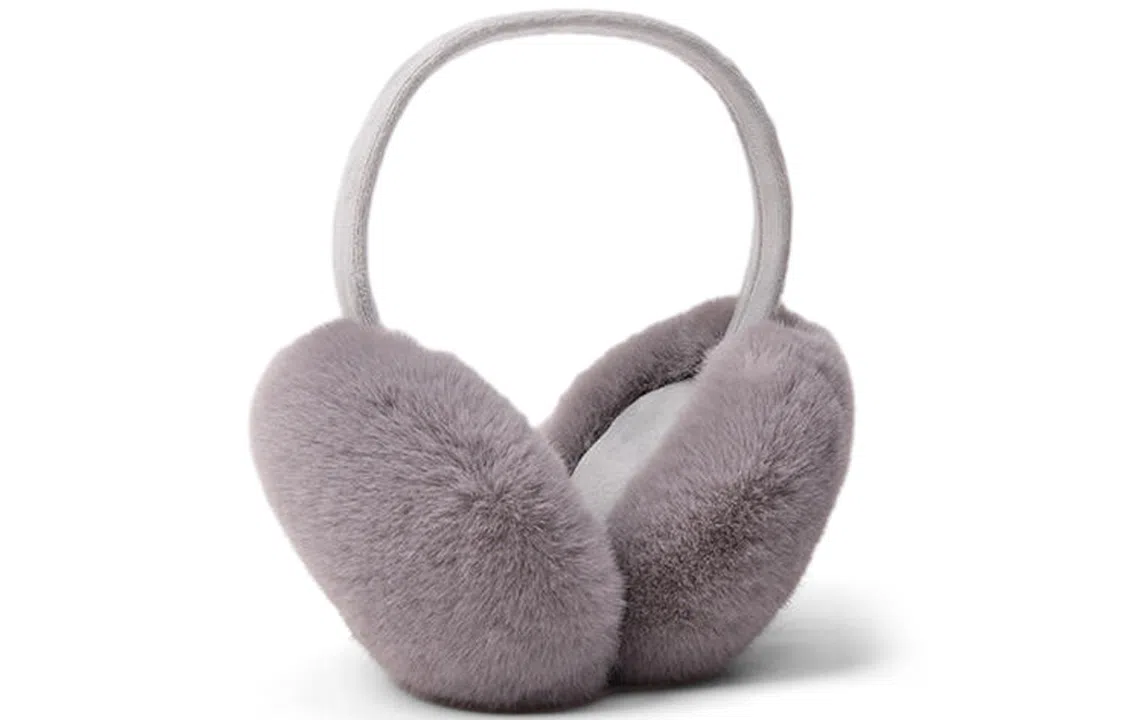 优幽兰 防风防寒防噪音睡觉隔音头戴式 貂毛 耳罩 女款
