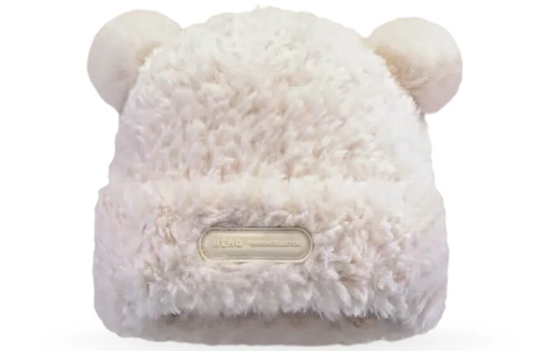 优幽兰 韩版显脸小 大头围防风防寒包头 加厚保暖针织 护耳高级感 绒线帽 女款