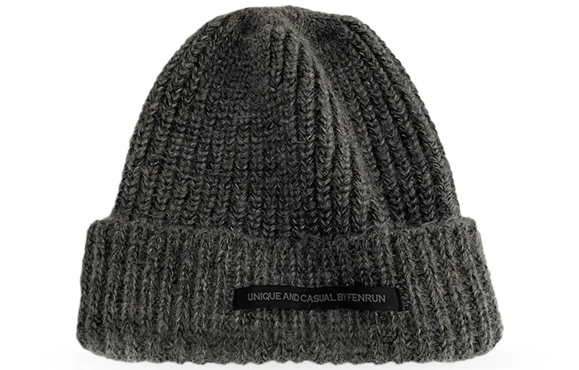 优幽兰 针织加厚大头围包头 防风防寒保暖护耳 小众高级感 绒线帽 男女同款情侣款