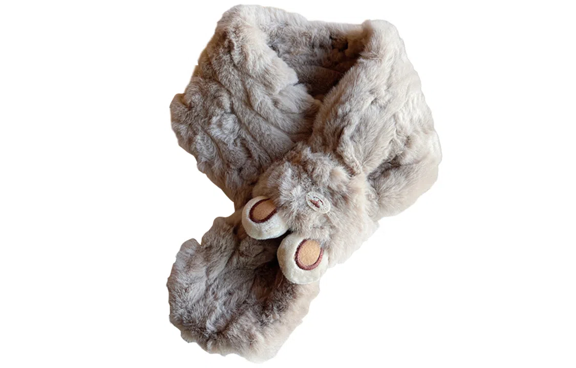 优幽兰 韩版显脸小纯色仿羊绒加厚防风防寒保暖护脖 围脖 女款 礼盒装