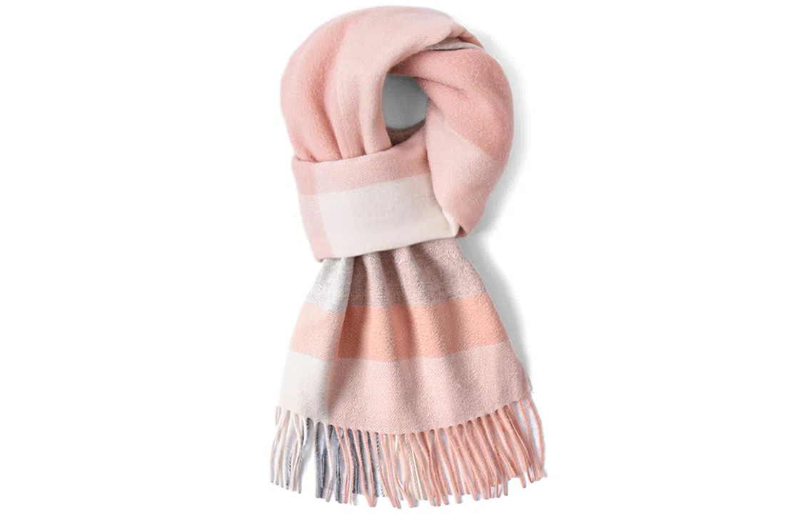 优幽兰 蓬松经典款针织加厚保暖 绒线围巾 女款 礼盒装