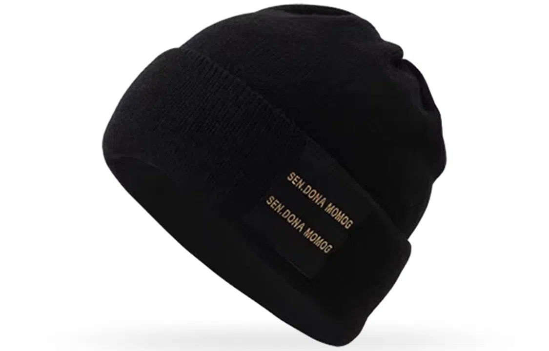 优幽兰 针织 防风防寒加厚 保暖 绒线帽 男女同款情侣款