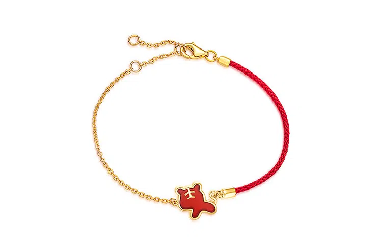 Fanci Red String Tiger Bracelet