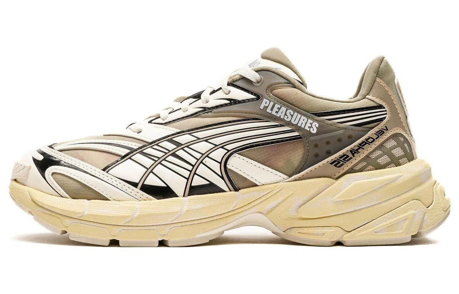 PLEASURES x PUMA Velophasis OVERDYED