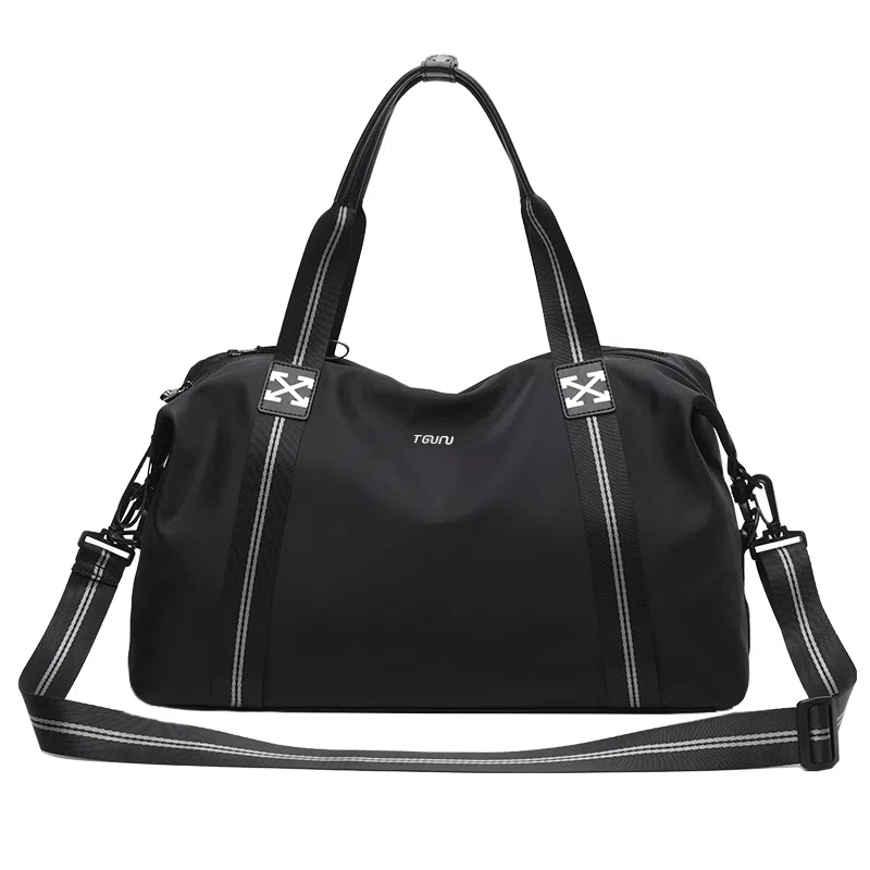 旅行大师大容量健身包女男腋下干湿分离尼龙运动包短途商务旅行包休闲拎包托特包