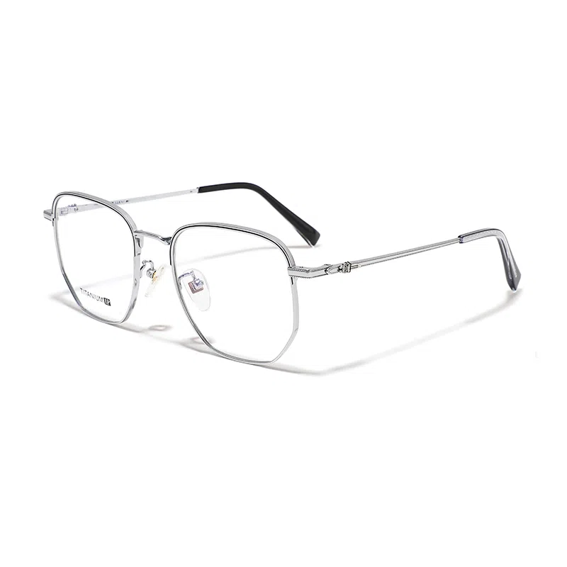 【联系客服可配度数】 佐川 超轻纯钛复古多边形 文艺素颜 钛 不规则/多边形 功能性眼镜 男女同款情侣款 可配度数近视散光