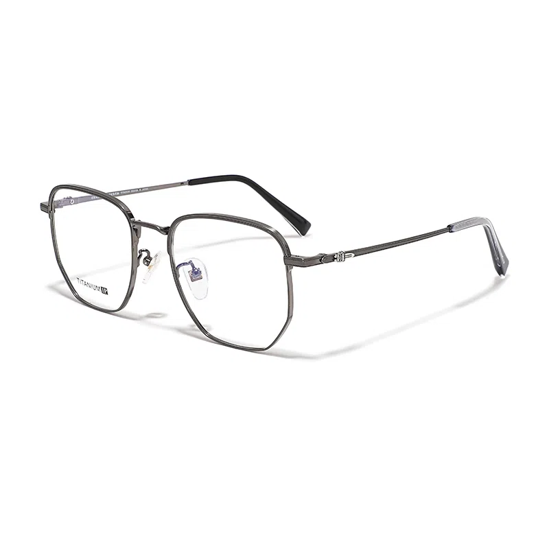 【联系客服可配度数】 佐川 超轻纯钛复古多边形 文艺素颜 钛 不规则/多边形 功能性眼镜 男女同款情侣款 可配度数近视散光