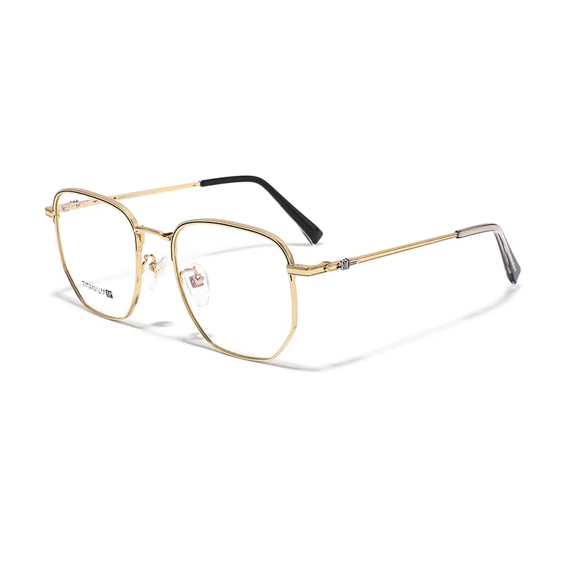 【联系客服可配度数】 佐川 超轻纯钛复古多边形 文艺素颜 钛 不规则/多边形 功能性眼镜 男女同款情侣款 可配度数近视散光