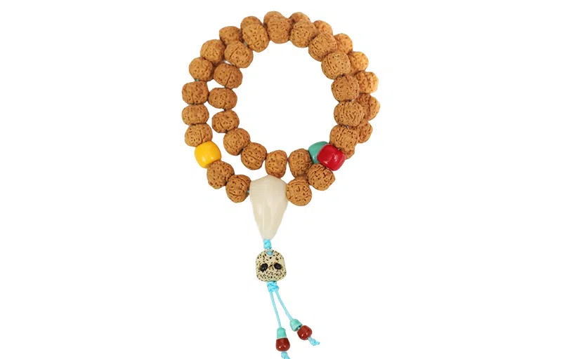 今夕 五瓣树祖盘龙纹念珠 星月阿呆 星月菩提 菩提类手串 男女同款情侣款