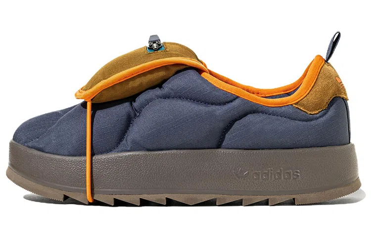 adidas Puffylette Brown Blue