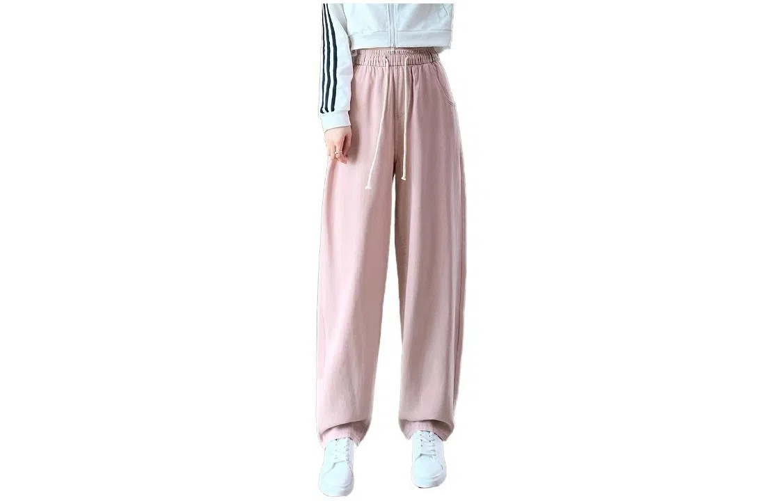 【dme】 新款气质纯色抽绳休闲裤 女款