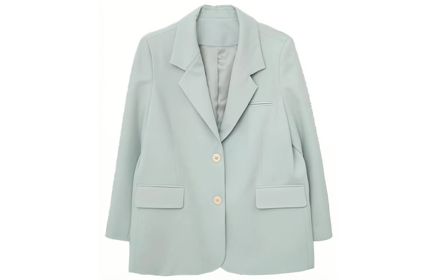 小镇姗姗 纯色宽松休闲西装 女款