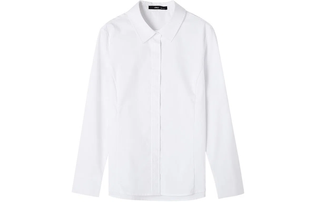 【dme】 显瘦长袖衬衫 女款 本白
