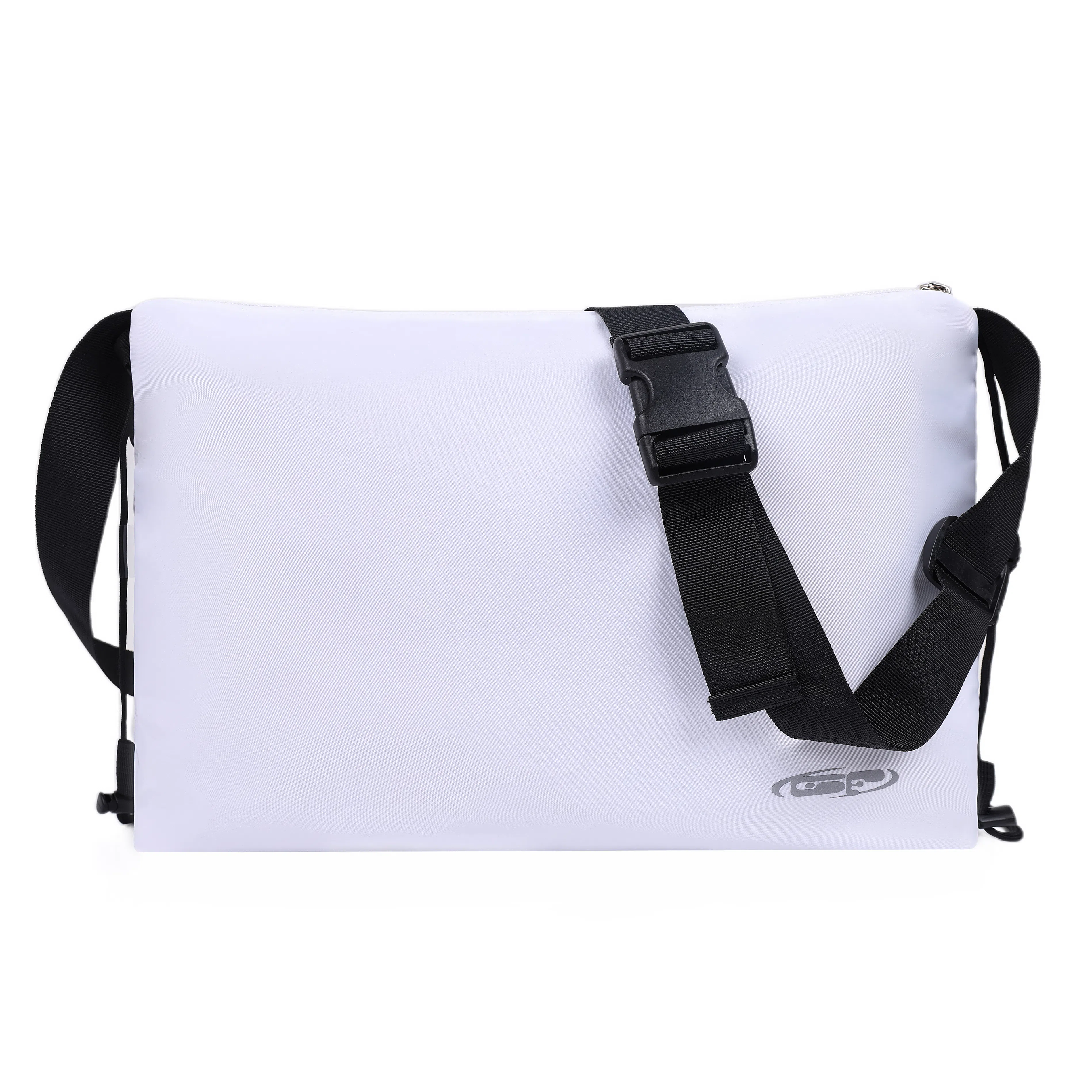 GF Nylon Messenger Bag White/Black
