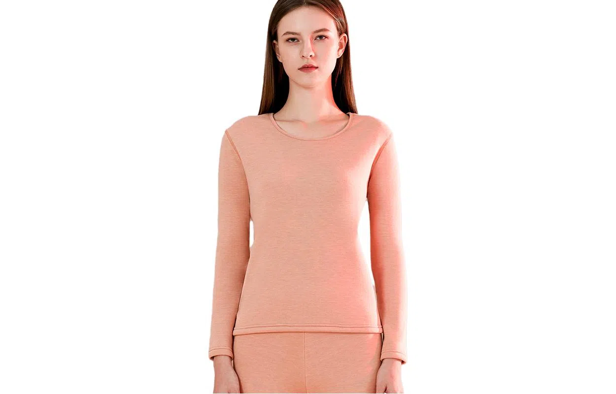 恒源祥 加绒加厚发热打底保暖上装 女款