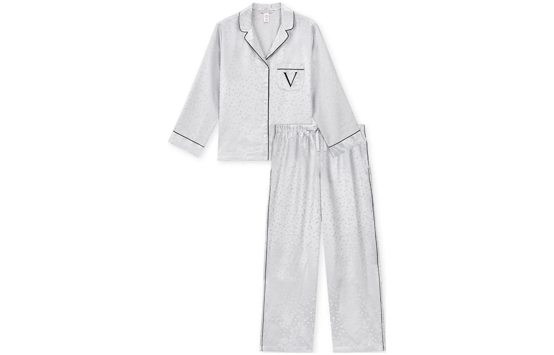 Victoria's Secret Moonlight Silk Pajama Set