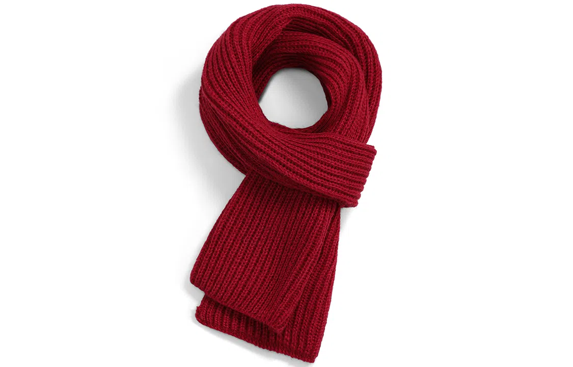 优幽兰 小众高级感氛围感护脖子防风防寒保暖 绒线围巾 男女同款情侣款