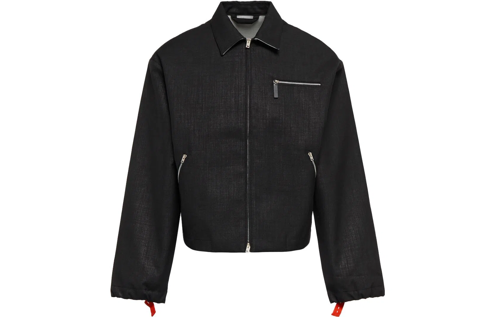 Acne Studios FW23 Denim Zip Jacket Black
