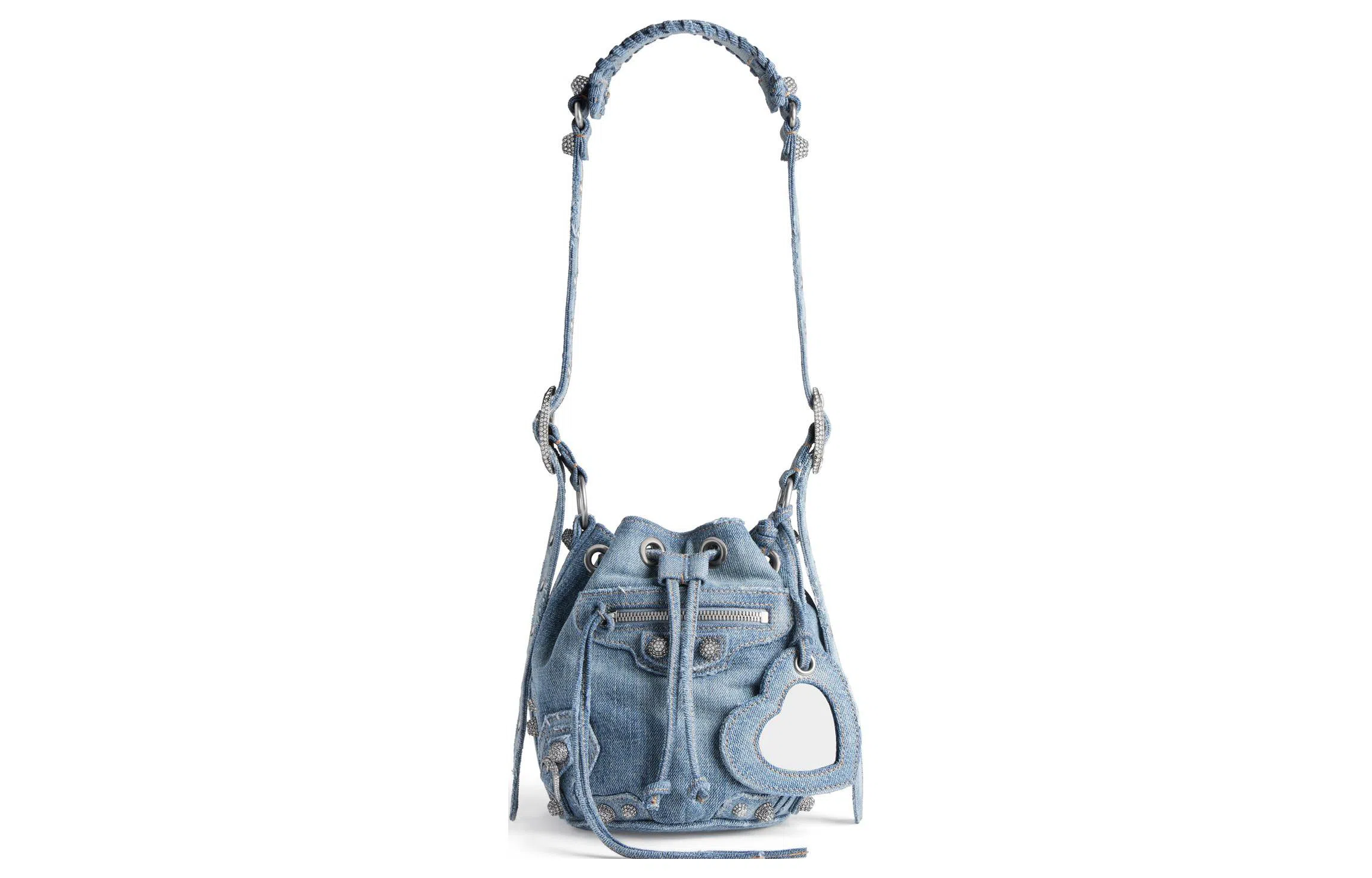 Balenciaga Le Cagole Denim Mini Bag