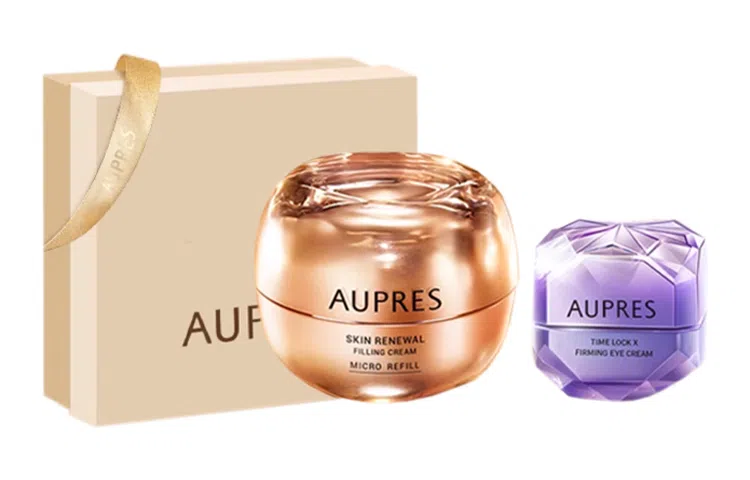 欧珀莱 时光锁眼霜臻源面霜套装 修护紧致