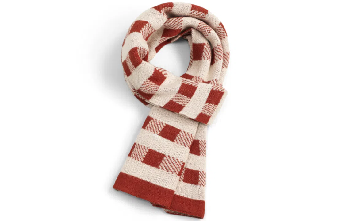 优幽兰 秋冬季学生围脖针织加厚护脖子防风防寒保暖简约休闲小众高级感 绒线围巾 女款