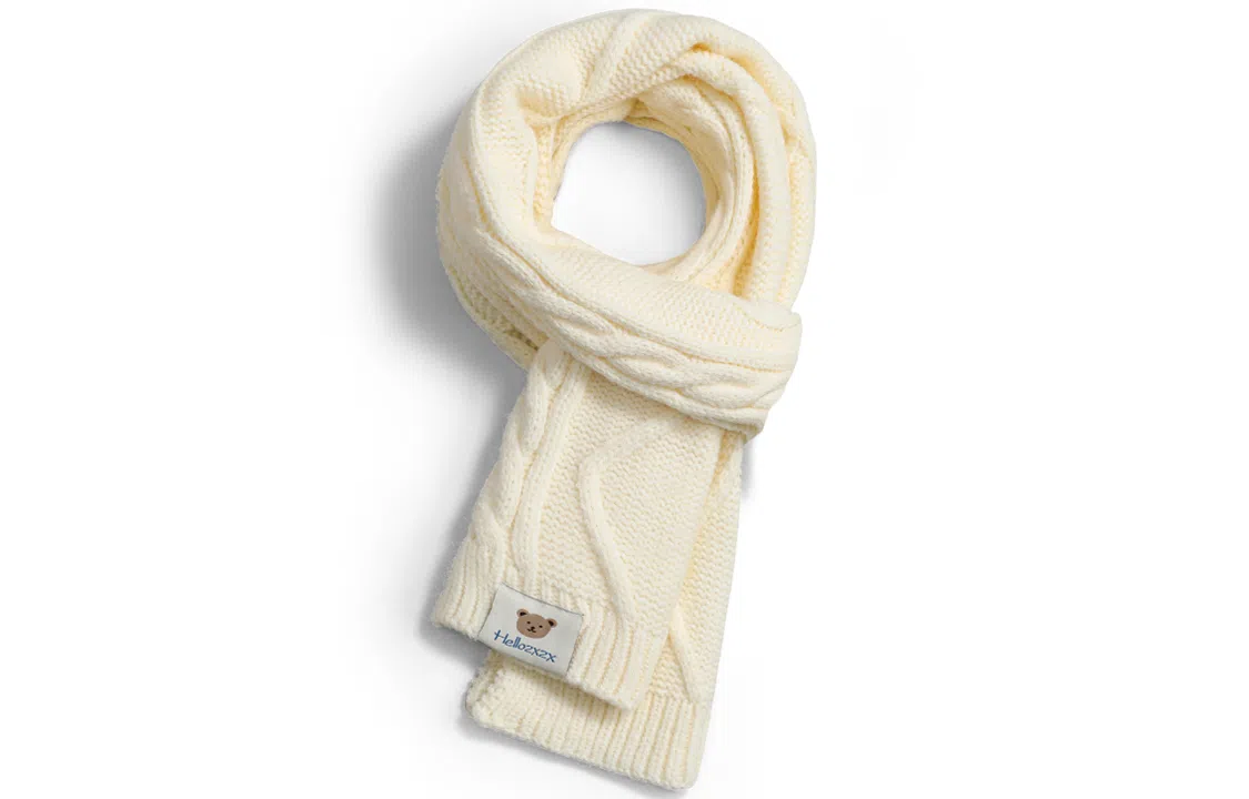 优幽兰 秋冬季仿羊绒围脖闺蜜百搭纯色护脖子时尚针织加厚保暖学生防风防寒氛围感小众穿搭 绒线围巾 男女同款情侣款