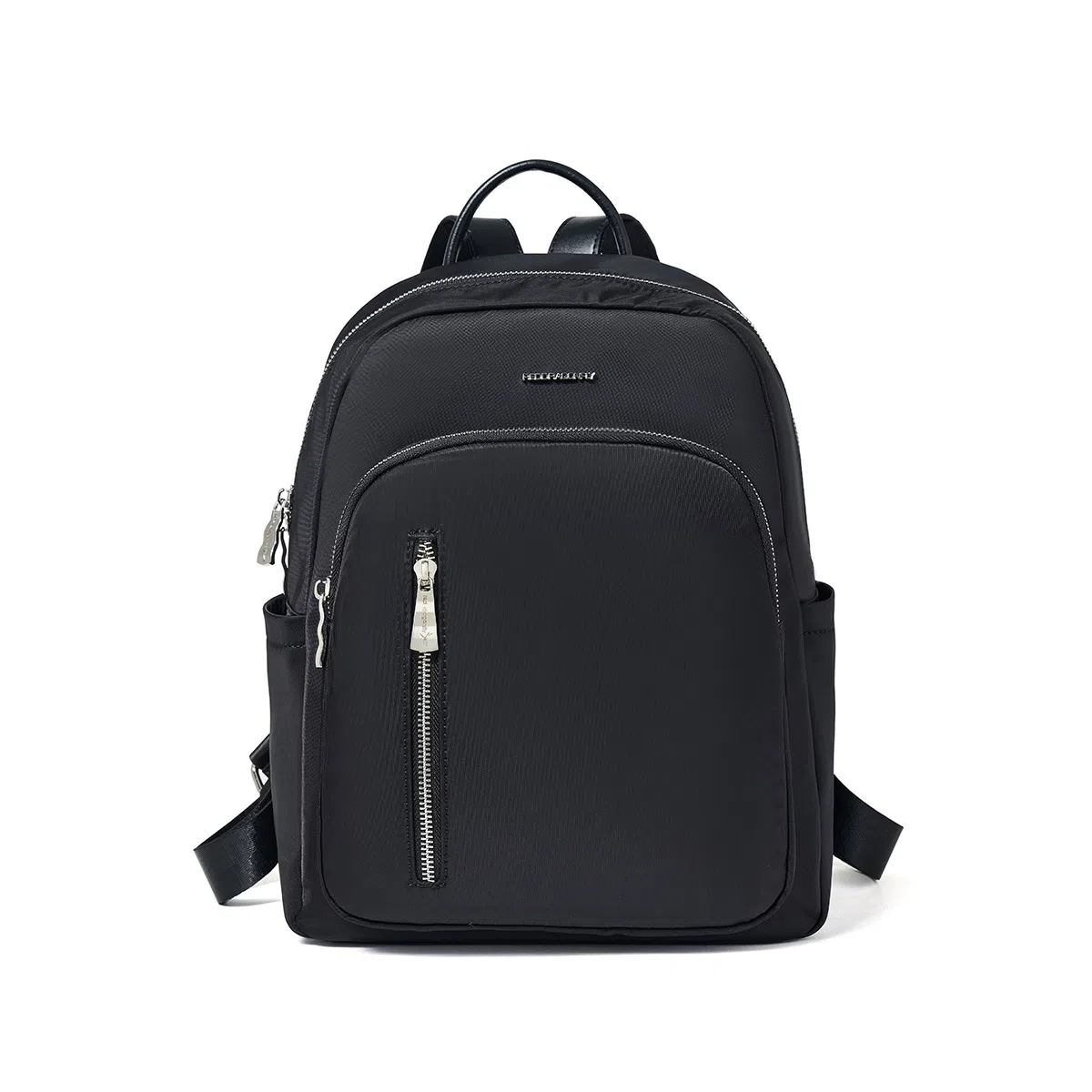 红蜻蜓 旅行背包大容量双肩包休闲女式双肩包 织物配超纤 女款 黑色