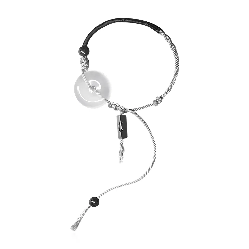 饰伴 新中式古风编织设计 复古国潮平安扣 手链 女款