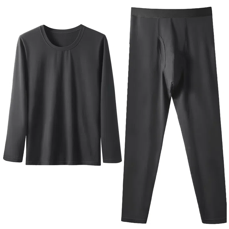 恒源祥 云感棉超柔秋衣秋裤保暖套装 男款