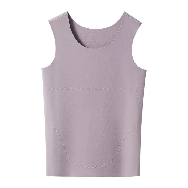 恒源祥 纯色圆领无袖保暖上装 女款