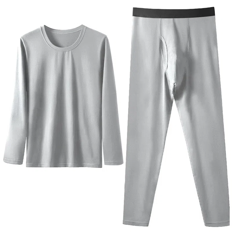 恒源祥 云感棉超柔秋衣秋裤保暖套装 男款