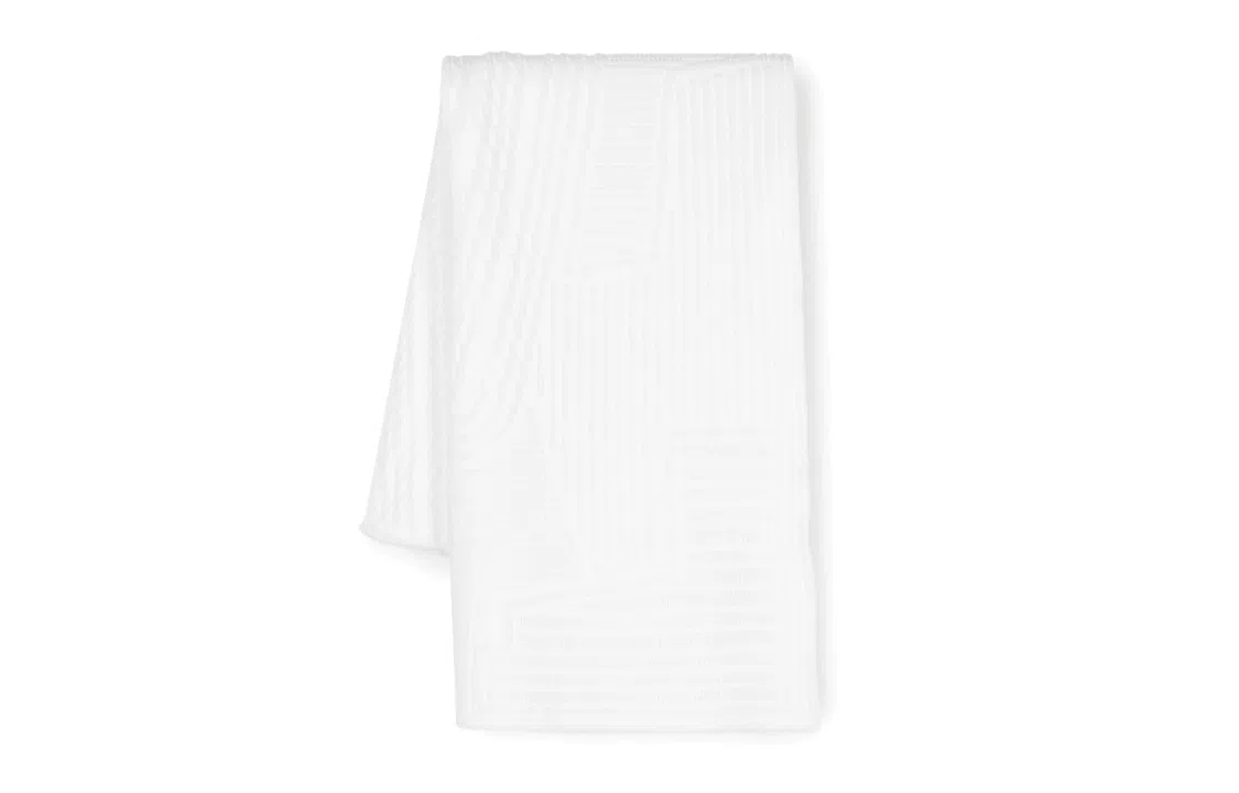 Y-3 Logo Scarf White