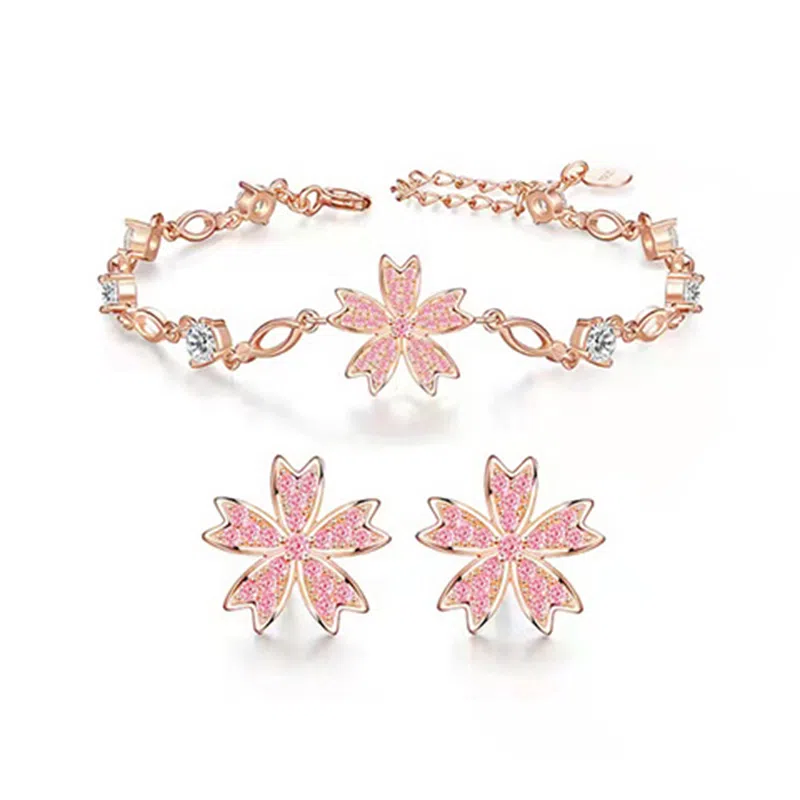 CHIEMOT Colorful cherry blossoms S925