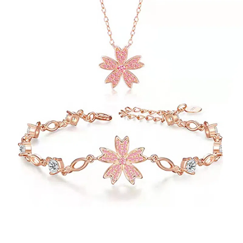 CHIEMOT Colorful cherry blossoms S925