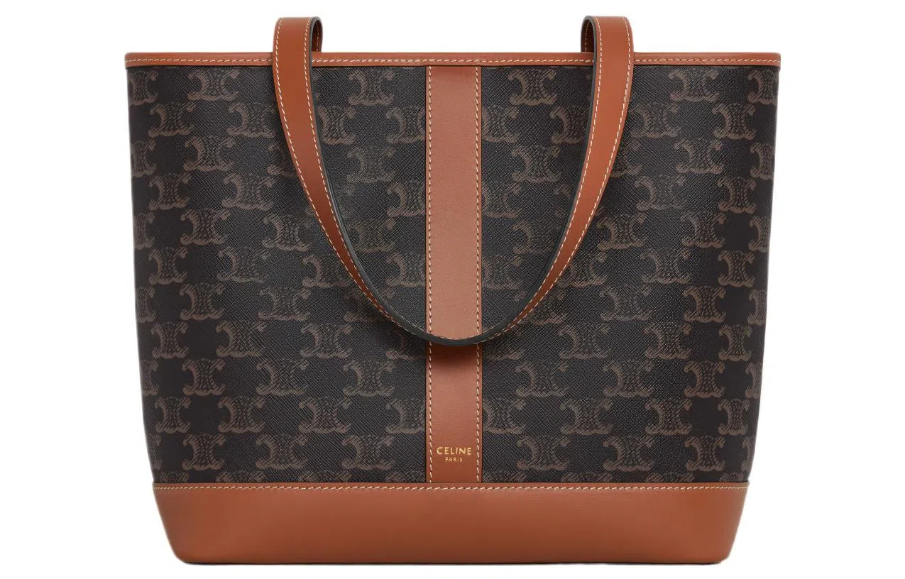 Celine Cabas Small Brown