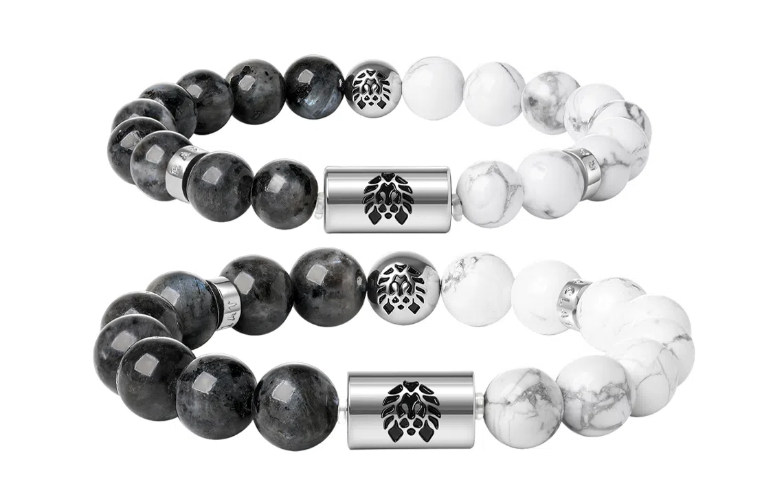 Rastaclat Black Flash Stone Bracelet