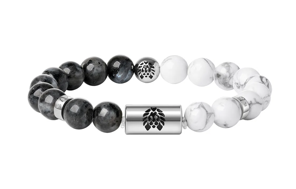 Rastaclat Black Flash Stone Bracelet