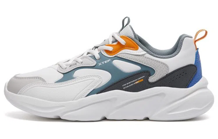 Xtep Lightning Series White Grey Green