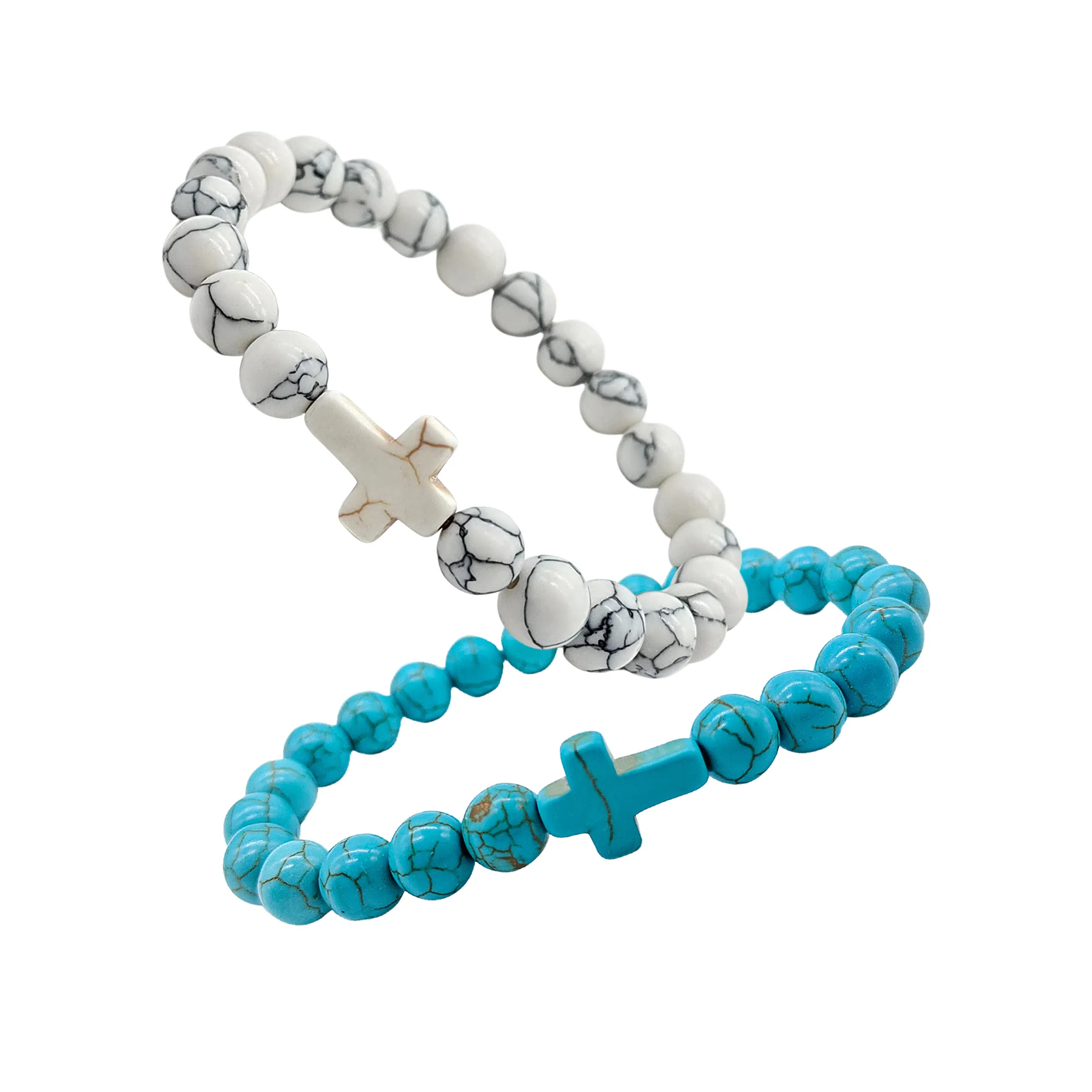 X3COMMUNE Cross Bead Bracelet