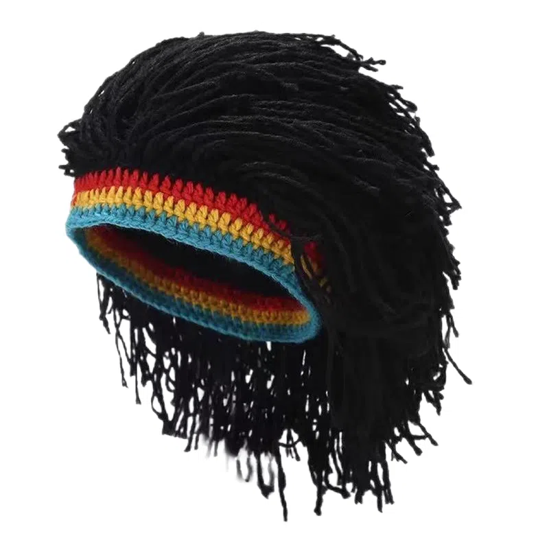 一点潮玩 雷鬼脏辫 欧美潮流款 搞怪假发 玩具