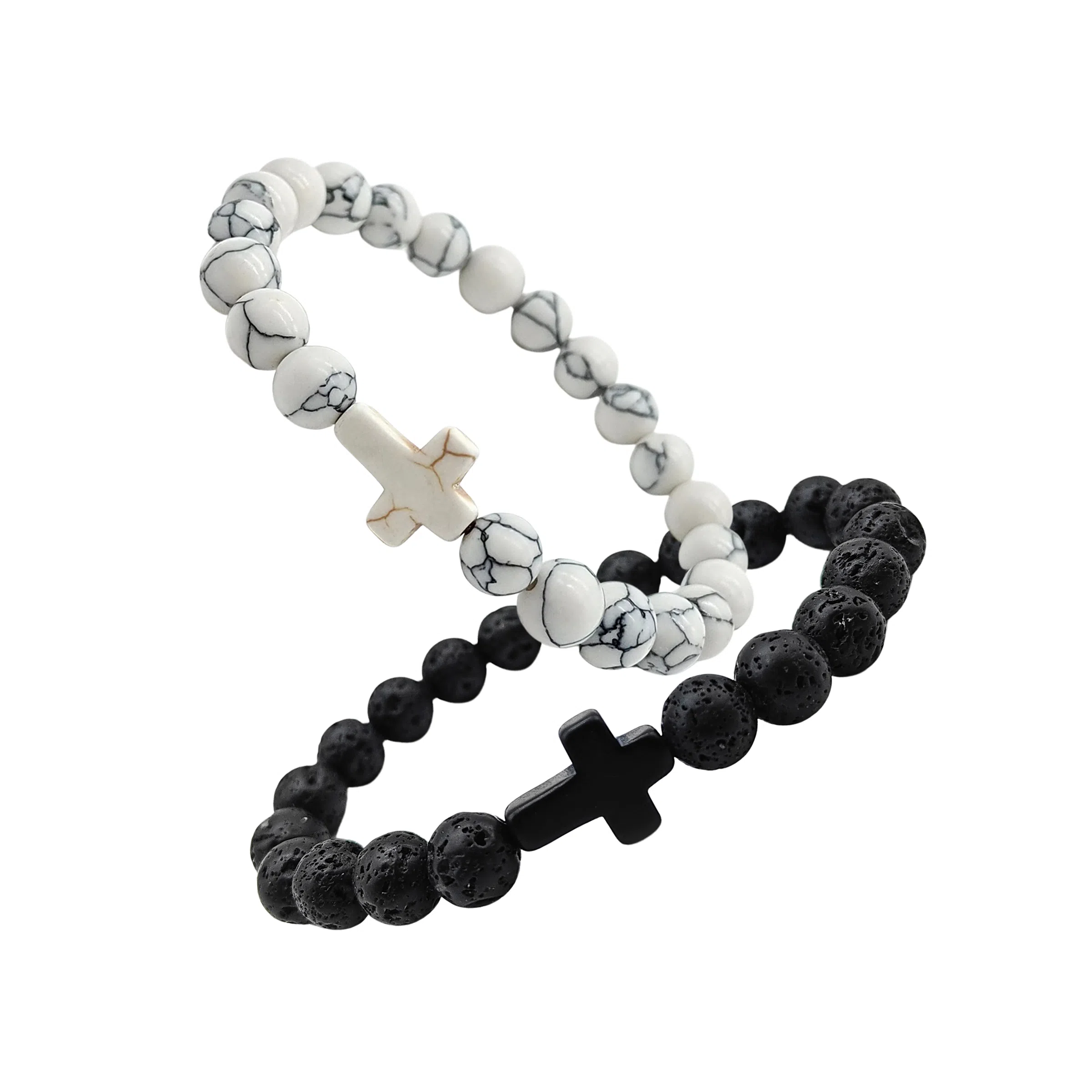X3COMMUNE Cross Bead Bracelet