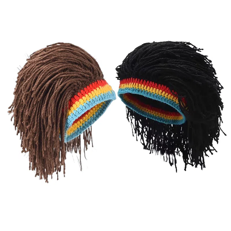 一点潮玩 雷鬼脏辫 欧美潮流款 搞怪假发 玩具