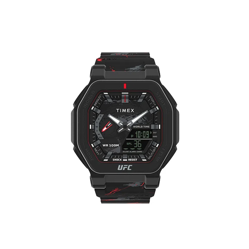 TIMEXxUFCSTRENGTH PU 45mm TW2V85300