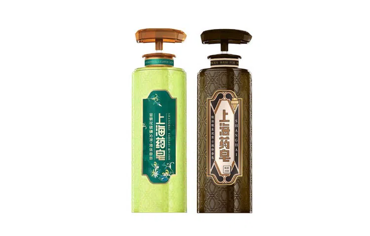 上海药皂 金银花硫磺沁凉液体香皂 抑菌除螨控油