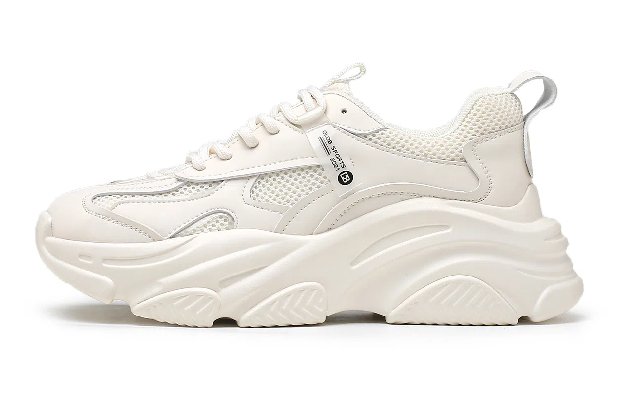 红蜻蜓 合成革 时髦百搭 潮酷拼接 可咸可甜 保暖 低帮 老爹鞋 女款