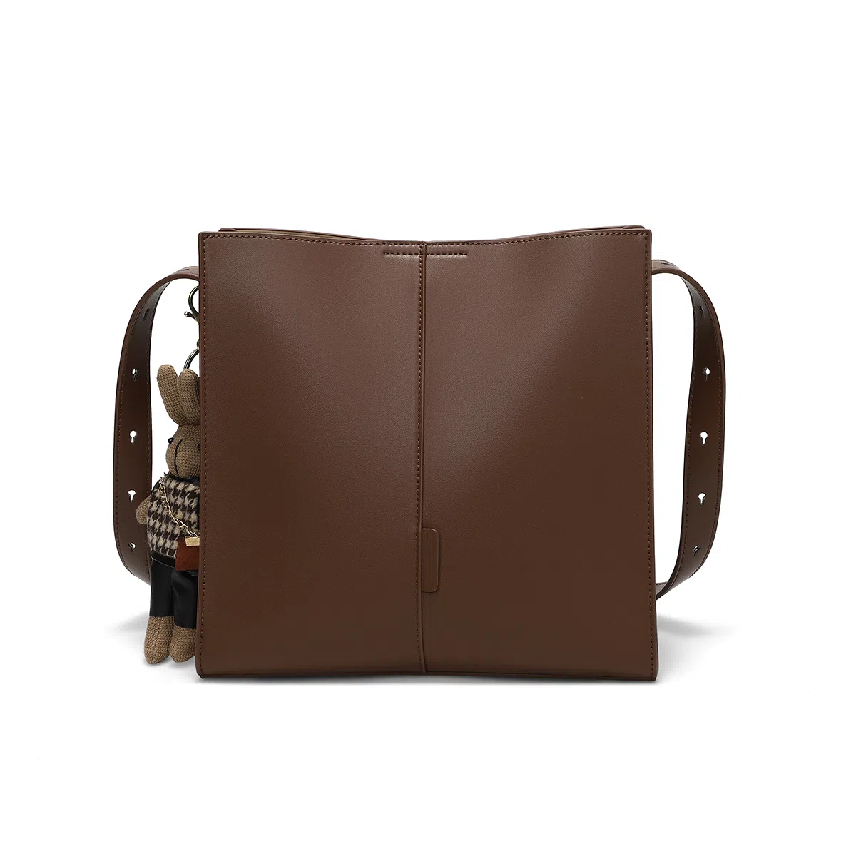 稻草人 女包可爱布偶挂件 聚氨酯革 斜挎包单肩包 常规 女款 咖啡色/黑色/杏色