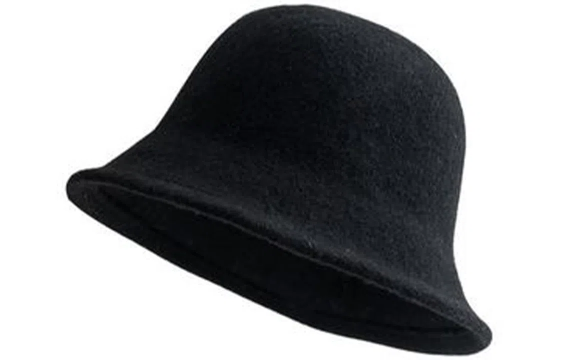 优幽兰 韩版显脸小 纯色防风防寒针织包头 加厚保暖冷高级感小众穿搭 渔夫帽 女款