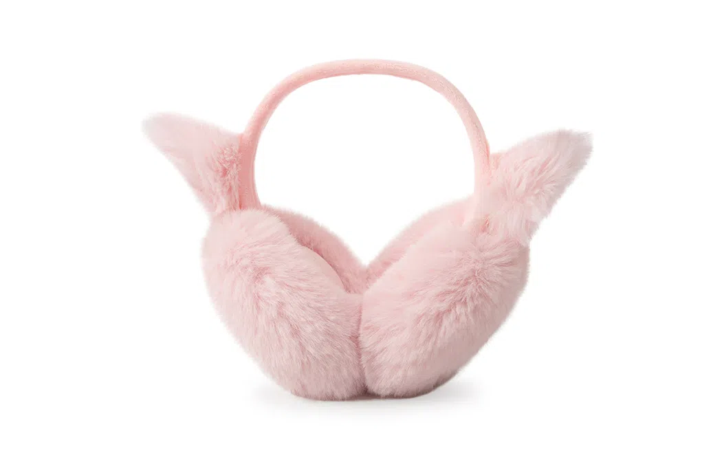 白卷 保暖防冻可爱毛绒护耳朵 耳罩 男女同款情侣款