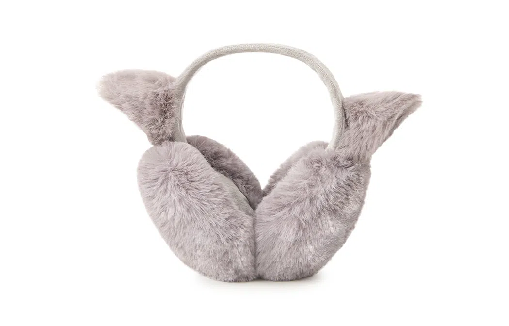 白卷 保暖防冻可爱毛绒护耳朵 耳罩 男女同款情侣款